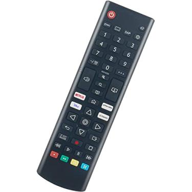 Imagem de AKB76037601 Controle remoto substituído para LG Smart TV 70UP7070PUE 43UP7100ZUF 43UP7560AUD 55UP7100ZUF 55UP7560AUD 50UP7100ZUF 50UP7560AUD 65UP7100ZUF com DSY+, Prime Video, Netflix, botões de canal