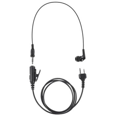 Imagem de Ptt Fone de ouvido de rádio bidirecional, fone de ouvido intra-auricular para auxiliar de 3,5 mm para Walkie Talkies Midland