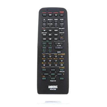 Imagem de ANDERIC RRAV300 Remote Control for Yamaha AV Receivers Replaces RAV300, HTR-5630, YHT-550, RX-V350, YHT-150, HTR-5730, YHT-550, DSP-AX340, DSP-AX440, YHT-670, YHT-740, RX-V557, RX-V559