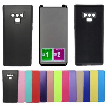 Imagem de Kit Capa Aveludada Para Galaxy NOTE 9 + Pelicula Privacidade - Mustang