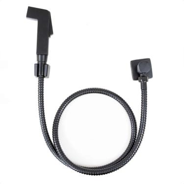 Imagem de Ducha Higiênica Completa Quadrada Black Luxo Universal Rdx