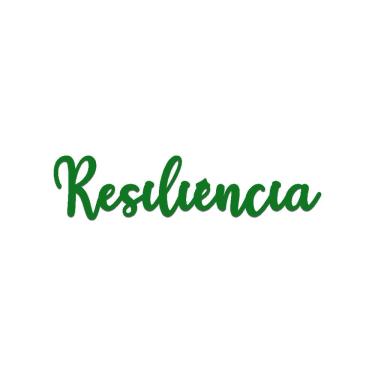 Imagem de Arte Resiliência 38cmx9cm - Cria Arte Laser Verde