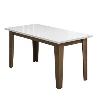 Imagem de Mesa Miami 1,60m Cedro - Off White Dobuê Cedro - Off White