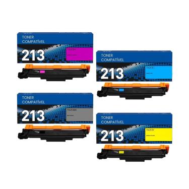 Imagem de Kit Brother 4 Toner Tn213 Tn-213 L3230 L3550 L3770 L3750c L3210 L3551 Original