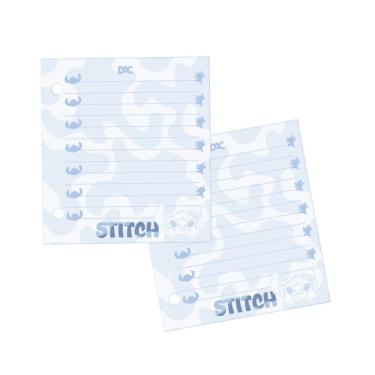 Imagem de Refil Mini Fichário 80 Folhas Disney Stitch Dac