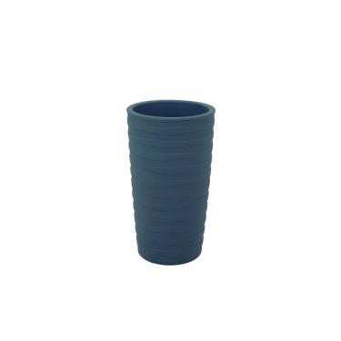 Imagem de Vaso Tramontina Grego Polietileno Azul Turquesa 65cm Tramontina