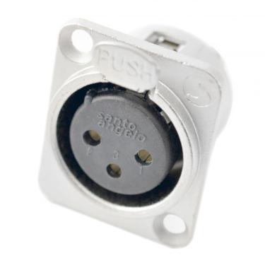 Imagem de Plug Xlr Santo Angelo Canon Painel Femea Niquel