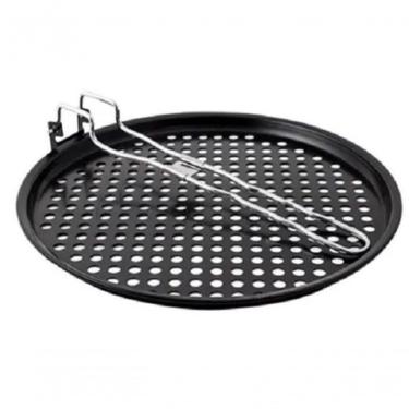 Imagem de Grelha Pizza Grill Para Churrasqueira Em Inox Preto 65.5 Cm - Mimo Style - Ah20301
