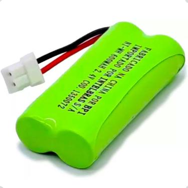 Imagem de Kit 2 Baterias Telefone Intelbras 2,4v 600mah Original Ts