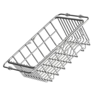 Imagem de Luxshiny Escorredor de Expansível Aço Inoxidável Pia Suporte Secagem de Louça com Design e Organizador de Cozinha Prático e Durável