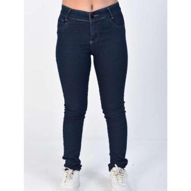 Imagem de Calça Feminina modinha jeans premium 10 ao 16 - NoBrand, Slim escura, 