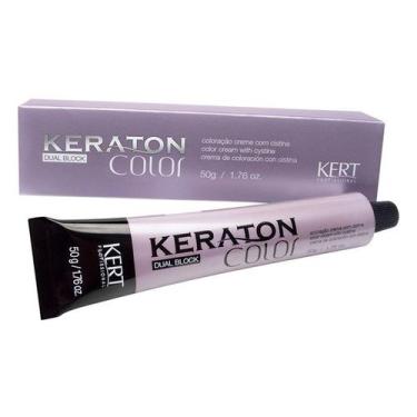 Imagem de Coloração Keraton Color Dual Block 50 gr Louro Escuro Marrom 6.7 - KER