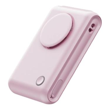 Imagem de Wswqop Ventilador de cintura portátil de bolso, prático, de verão, fácil de transportar, ventilador pessoal de 3 velocidades para casa, caminhadas internas, Rosa