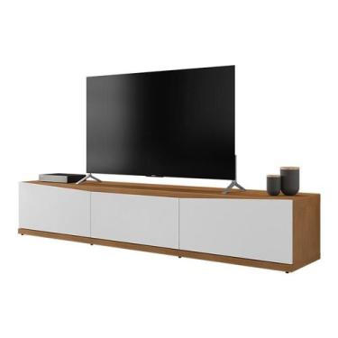 Imagem de Rack Para Sala Tv Eros 180 Com 2 Portas e 1 Gaveta - Casa D, Cedro e B