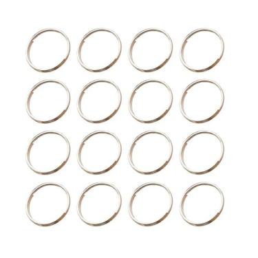 Imagem de 200 peças de anéis divididos em aço inoxidável para cristais de lustre, apanhadores de sol, guirlandas de cristal, cortinas de contas de cristal, fios de cristal, colares, chaves, brincos, fabricação de joias e projeto de artesanato, 11mm, 1