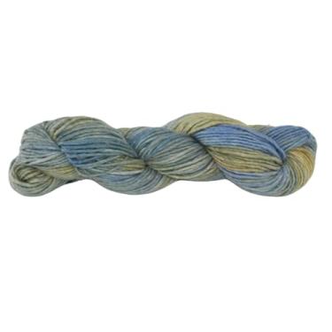 Imagem de Fio de mistura de lã de seda - fio de seda merino, peso esportivo/DK | 200 jardas tingidas à mão | 100 g x 1 contagem | 100 gramas | Nilo |Luxuosamente macio e forte para projetos de tricô e crochê