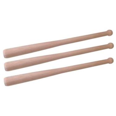 Imagem de Taco Bastao Baseball Beisebol Madeira Cor Cru Natural 70cm - Jthome, 7