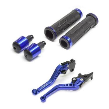 Imagem de Kit Manopla XL+Peso Manete Lander Crosser Tenere Fazer 250 - Stark Rac