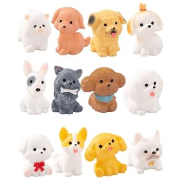 Imagem de SAFITOYA Berloques de sapato de cachorro, 12 peças de decoração animal 3D para animais de estimação, acessórios de sandálias de tamanco, design Corgi