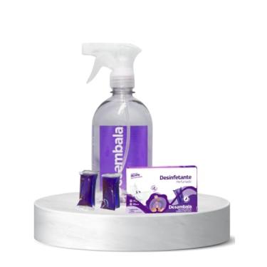 Imagem de Desinfetante Perfumado - Remove limo, bolor e sujeiras impregnadas 2 Sachês de 500ml - Rende 1 Litro