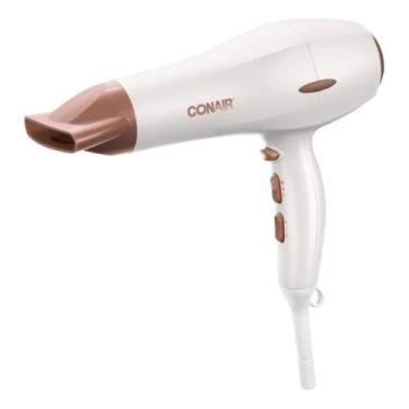 Imagem de Secador conair de cabelo com difusor 1900w double ceramic branco 127v 