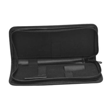 Imagem de harayaa Organizador de ferramentas de barbeiro, bolsa portátil para tesoura de cabeleireiro, kit de corte de cabelo para cabeleireiros