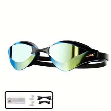 Imagem de Óculos de Natação Gold Sports Fire Pro Performance 9.0, Único, Preto, 