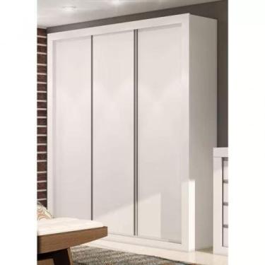 Imagem de Roupeiro três portas de correr e quatro gavetas móveis percasa