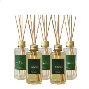 Imagem de Kit 5 Difusor Aromatizador Varetas 200ml-fragrâncias Famosas (Animali)