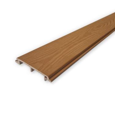 Imagem de Painel Externo Liso Angelim Ouro em WPC 10cm x 1,6 x 290cm - Woopo