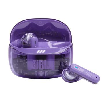 Imagem de Fone de Ouvido Bluetooth JBL Tune Beam 2 com Transparência Roxo