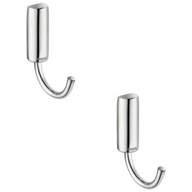 Imagem de Cabide Idea Docol Idea Cromada Banheiro/Lavatório Kit 2