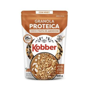 Imagem de Granola Kobber Pouch Proteica Coco e Pasta de Amendoim com Whey - 200g