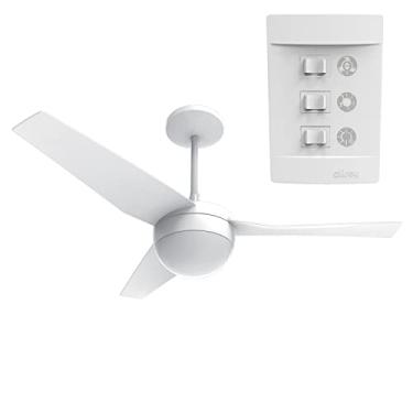 Imagem de VENTILADOR DE TETO ALISEU JET BRANCO COM CONTROLE DE PAREDE 220V
