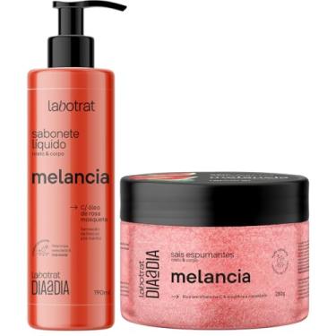 Imagem de Kit Sabonete Liquido + Sais Corpo E Rosto Labotrat Dia A Dia Cheiro De Fruta Melancia 190ml