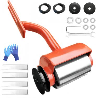 Imagem de RXLIFE Descascador de toras, ferramenta de descascamento de toras serve para motosserra Husqvarna e STIHL, acessório de descascador de madeira de motosserra de liga de alumínio com 6 lâminas para