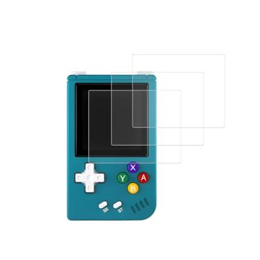 Imagem de WUNIAK Protetor de tela para console de jogos portátil ANBERNIC RG Nano Retrô, filme macio à prova de explosão, cobertura total e instalação sem bolhas, pacote com 3