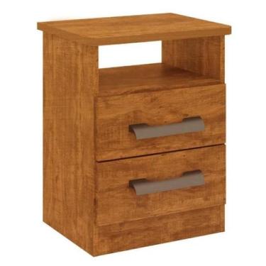 Imagem de Mesa de Cabeceira Com 2 Gavetas Firenze D Doro Móveis - Cinamomo