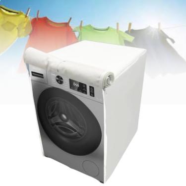 Imagem de CAPA PARA LAVA E SECA BRASTEMP 10KG BNC10AS- BNO10AS IMPERMEÁVEL (Branco)