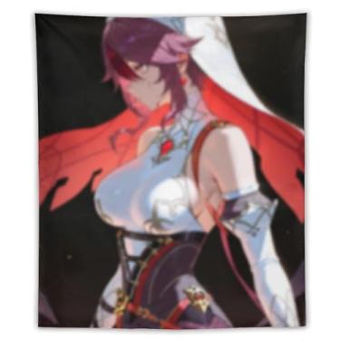 Imagem de LIEGBMEU Sexy Bikini Hot Anime Girl Tapeçaria 127.0 cmx152.4 cm Interior Exterior Wall Quilt Art Decoração de Tapeçaria Caprichosa, AF102