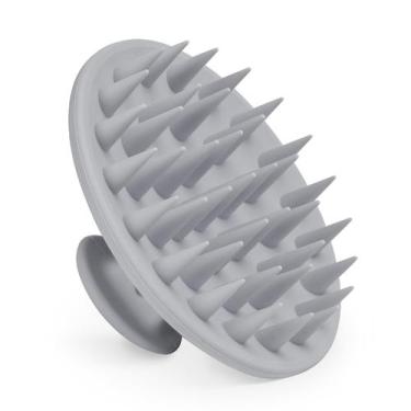Imagem de Massageador de couro cabeludo Meartchy Silicone Shampoo Brush Grey