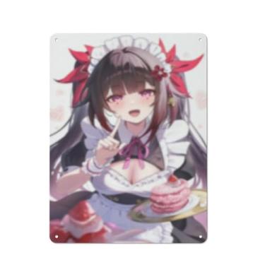 Imagem de Hot Sexy Anime Girl Poster Art Poster Tin Sign Vintage Wall Art Decoration Poster 30,5 x 40,6 cm, AI173