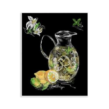 Imagem de Stupell Industries Iced Lemonade Pitcher Wall Plaque Art Design por Susan Lugar, 14 x 11