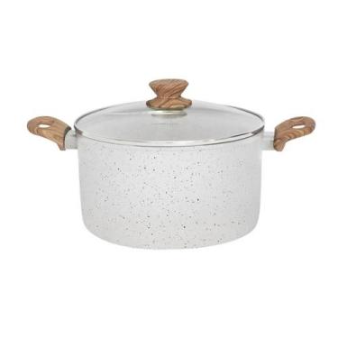 Imagem de Caldeirão Style Cook Em Alumínio Indução 20Cm Marmol Mimo - Mimo Style