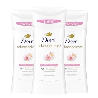 Imagem de Dove Advanced Care Desodorante antitranspirante para mulheres Sakura Blossom & Yuzu pacote com 3 72 horas de proteção contra suor e odor 74 ml