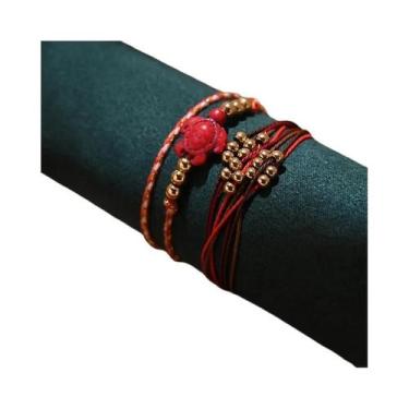Imagem de Tornozeleira Feminina Boêmia Com Cordão De Tartaruga Y2K Corda Moda Ve