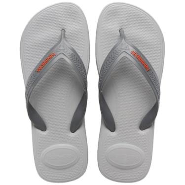 Imagem de Chinelos Havaianas Top Max Comfort (Cinza Claro, BR, Adulto, Faixa Numérico, M, 39, 40)