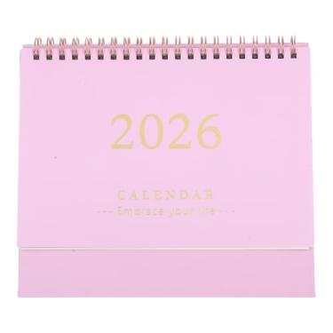 Imagem de Toyvian Calendário de mesa 2025-2026: Calendário de mesa vertical de julho de 2025 a dezembro de 2026 a 18 meses, agenda flip de mesa, encadernação de fio duplo e lista de tarefas - ideal para