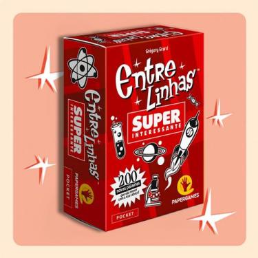 Imagem de Jogo Cartas Entre Linhas Mesa Tabuleiro Baralho Games Pocket - Paperga