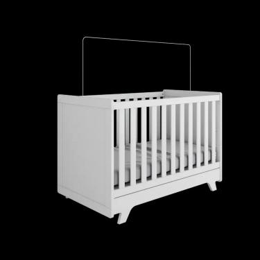 Imagem de Berço Moveis Peroba Retro Dorabelly Americano 3x1 MDF